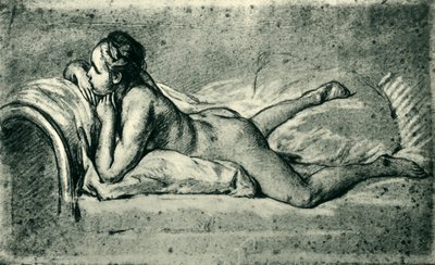 卧式裸女，1751，1943。 作者 弗朗索瓦·布歇