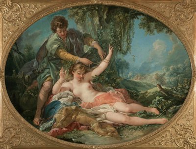 西尔维娅被阿明塔释放，1755年。 作者 François Boucher