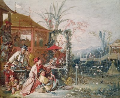 中国狩猎，1742年 作者 弗朗索瓦·布歇