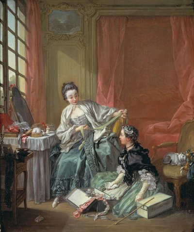 The Milliner，1746 作者 弗朗索瓦·布歇