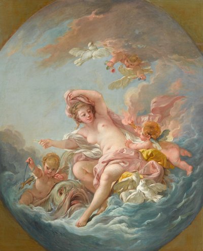 金星从波浪中升起，1766年 作者 弗朗索瓦·布歇