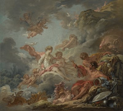 瓦肯（Vulcan）向金星呈献武器给埃涅阿斯（Aeneas），1756年 作者 弗朗索瓦·布歇