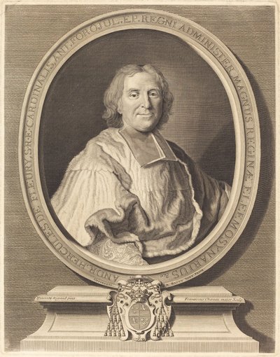 红衣主教弗勒里 作者 弗朗索瓦·舍罗一世追随 Hyacinthe Rigaud