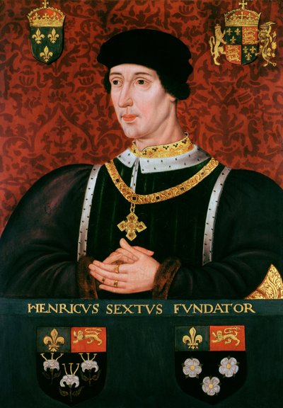 英格兰亨利六世的肖像（1421-71） 作者 François Clouet