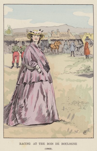1862年在Bois de Boulogne赛车 作者 弗朗索瓦·库本（FrançoisCourboin）
