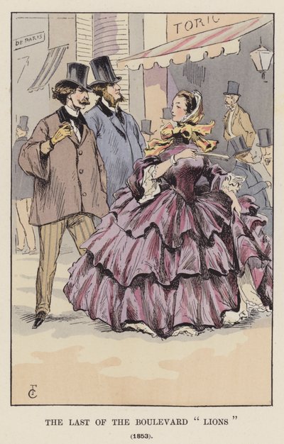最后的大道狮子，1853年 作者 弗朗索瓦·库本（FrançoisCourboin）