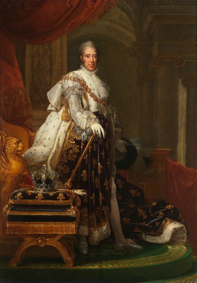 法语: Charles X en habits de sacre 法国查理十世 作者 弗朗索瓦·杰拉德
