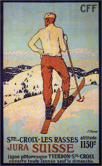 Les Rasses, Sainte-Croix, 1921年 作者 弗朗索瓦·雅克