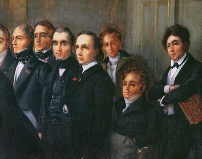 1828年5月26日在Comedie Francaise门厅讲座（详情） 作者 弗朗索瓦·约瑟夫·海姆