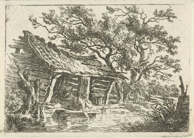 有谷仓的风景 作者 弗朗索瓦·约瑟夫·菲佛 (II)