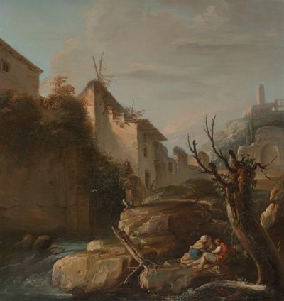 阿佩宁风景，约1730年。 作者 弗朗索瓦·勒莫恩