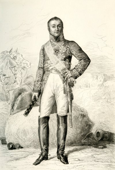 尼古拉斯·查尔斯·奥迪诺（Nicolas Charles Oudinot），1804年，1839年。 作者 弗朗索瓦·皮格特