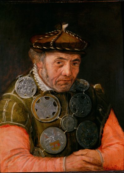 修辞学家商会或公会的使者... 作者 弗朗斯·弗洛里斯（Frans Floris）