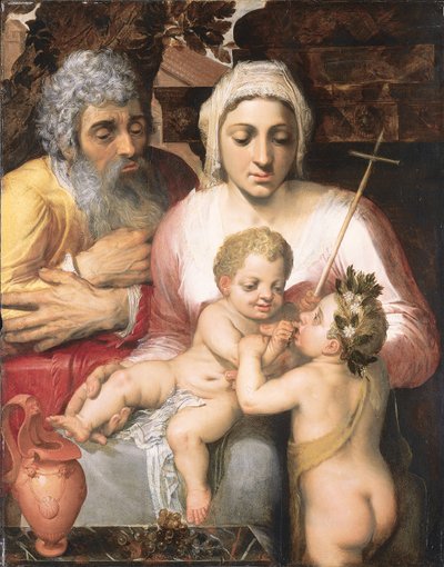 与施洗者圣约翰的神圣家族，1546年 作者 弗朗斯·弗洛里斯（Frans Floris）
