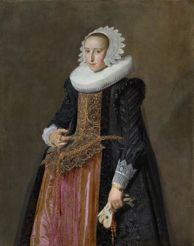 阿莱塔-哈内曼斯（1606-1653 年）肖像 作者 弗兰斯·哈尔斯（Frans Hals）