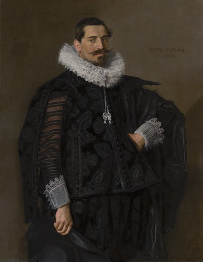 雅各布·奥利坎的肖像，1625年 作者 弗兰斯·哈尔斯（Frans Hals）