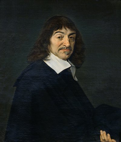 Rene Descartes的肖像（1596-1650）c.1649 作者 Frans Hals