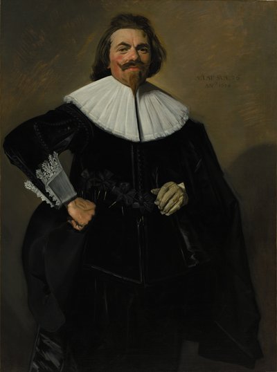 Tieleman Roosterman肖像，1634年。 作者 Frans Hals