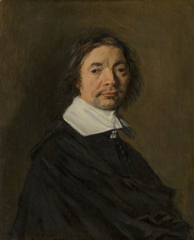 一个人的肖像，约1660年 作者 Frans Hals