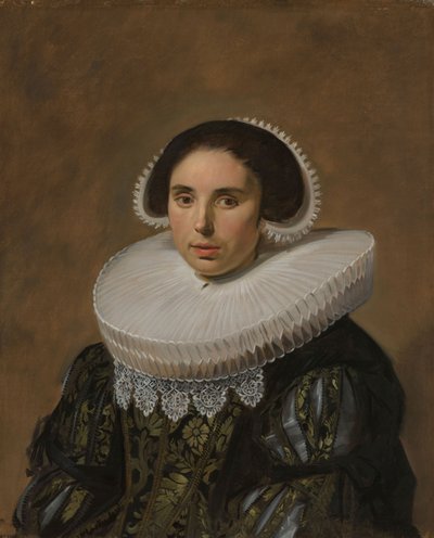 一个女人的肖像，c。 1635 作者 Frans Hals