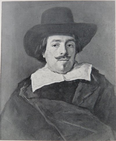 面向前方的男子肖像 作者 弗兰斯·哈尔斯（Frans Hals）