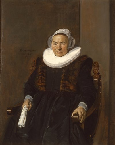 一名年长妇女的画象，传统上叫Mevrouw Bodolphe，1643年 作者 Frans Hals