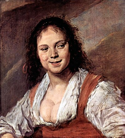 年轻女性 作者 弗兰斯·哈尔斯（Frans Hals）