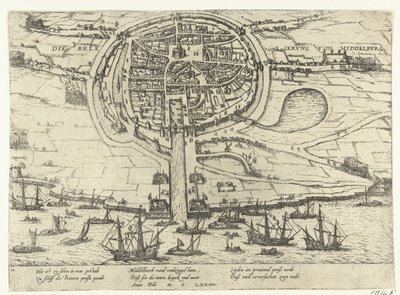 米德尔堡围城战，1574 年 作者 弗兰斯·霍根伯格