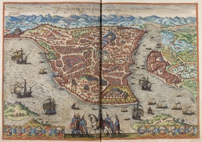 拜占庭。康斯坦斯来源：世华，1572 作者 弗兰斯·霍根伯格