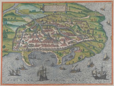 亚历山大地图，1575年 作者 弗兰斯·霍根伯格
