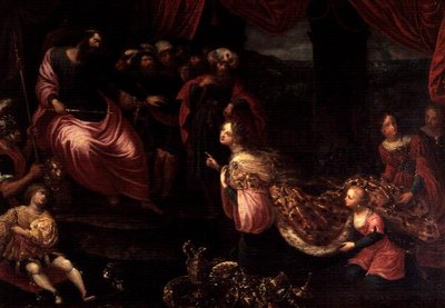 所罗门王和示巴女王 作者 弗朗斯二世（Frans II）