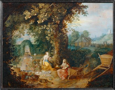 Vertumne et Pomone - Vertumnus 和 Pomona ... 作者 弗朗斯二世（Frans II）