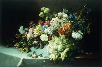 花卉静物 作者 弗朗斯·莫特曼斯