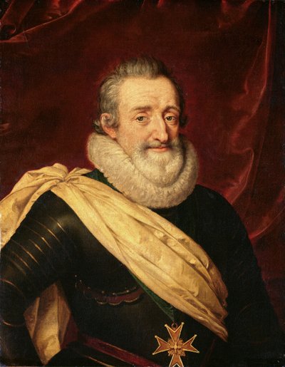 亨利四世（1553-1610）法国国王的肖像 作者 Frans Pourbus the Younger