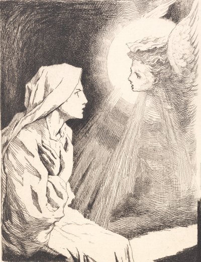 圣母领报 作者 Frans Schwartz