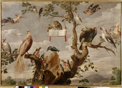 鸟的音乐会（布面油画 作者 弗兰斯·斯奈德斯（Frans Snyders）