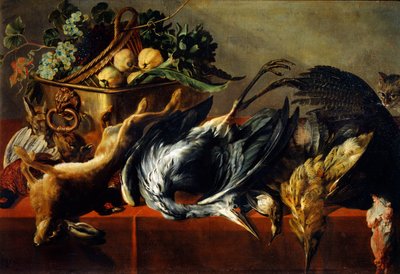 乌木静物画，十七世纪 作者 Frans Snyders或Snijders