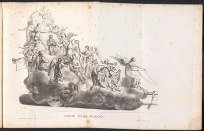 圣伦博特游行队伍中的第四辆花车，1825 年
第四辆花车（标题见实物） 作者 弗兰斯·维弗洛特