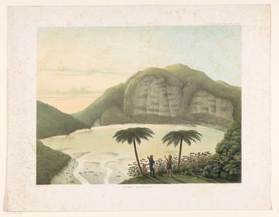 西爪哇 Kawah Putih 火山口湖
Kawa Patoeha（物体上的标题）
爪哇作品地图集（文物上的系列名称）
图版地图册，包含属于爪哇作品的十一个风景如画的景点、其形状、植物排列和内部构造（S 作者 弗兰斯·威廉·容赫恩