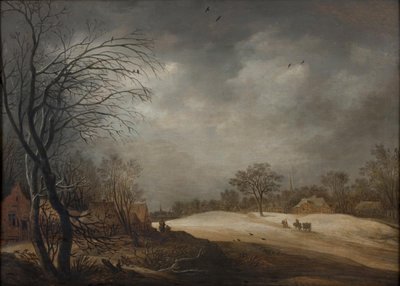 冬季景观 作者 尼古拉（Nicolaes Molenaer）