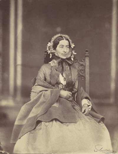 Elisabeth Höusermann, 1850-60年代。 作者 弗朗茨·安托万