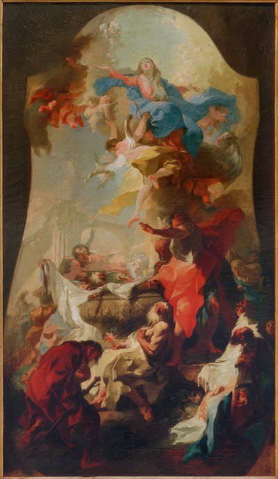 Die Himmelfahrt Mariae 作者 Franz Anton Maulbertsch