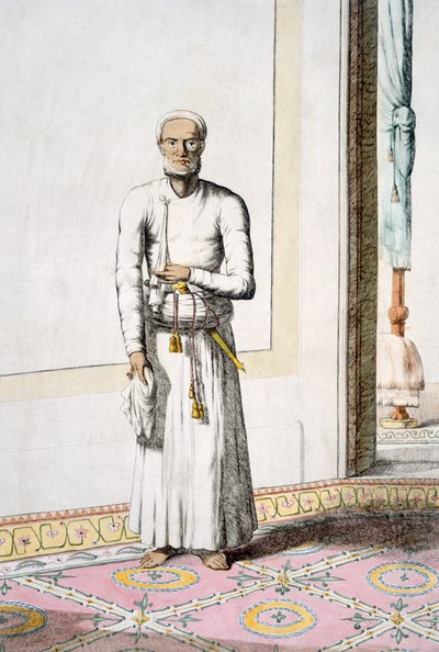 头仆，来自&39;印度教徒，或他们的举止，服装和仪式的描述&39;，c.1808-12（彩色蚀刻） 作者 弗朗兹·巴尔萨扎（Franz Balthazar）Solvyns