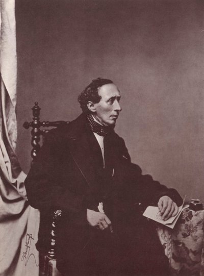 汉斯·克里斯蒂安·安徒生（Hans Christian Andersen），丹麦作家，19世纪 作者 弗朗茨·汉夫斯坦格尔