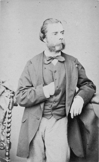 钢琴家和作曲家欧仁·凯特尔（EugèneKetterer）1831-1870年的肖像。 作者 弗朗茨·汉夫斯坦格尔