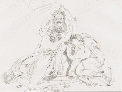 Der Tod des Oedipus 《俄狄浦斯之死》，1806年。 作者 弗朗茨·黑吉