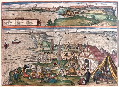 Cadiz, Spain.(Upper: the chapel of St Sebastian, lower: Cadiz