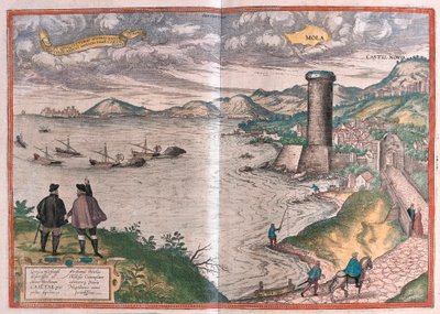 Gaeta 或 Gaete，意大利 （雕刻 作者 弗朗兹·霍根伯格