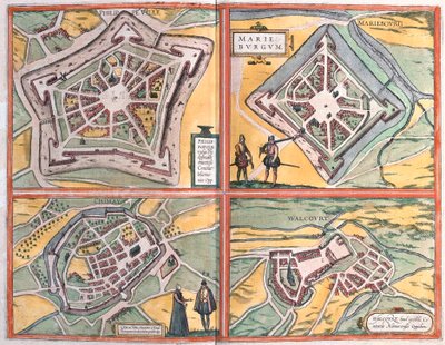 Philippeville，Mariembourg，Chimay 和 Walcourt，比利时（雕刻 作者 弗朗兹·霍根伯格