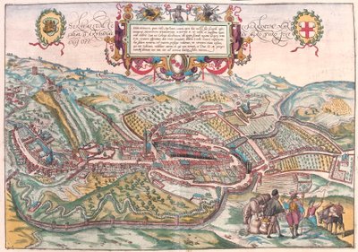 塞拉瓦莱，维托里奥威尼托 (特雷维索)，意大利 (雕刻 作者 Franz Hogenberg